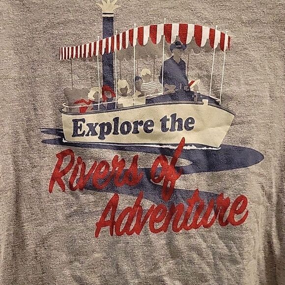 Disney Parks Shirt  Kids Jungle Cruise Double-Up - Rivers of Adventure Youth XL - Picture 2 of 6